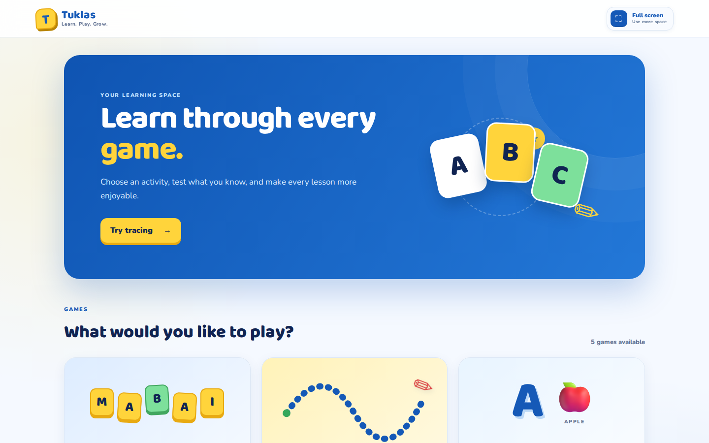 Tuklas interactive learning platform overview